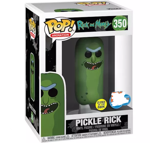 Pickle Rick #350 Glow In the dark, Rick & Morty Funko Pop! vinyl 