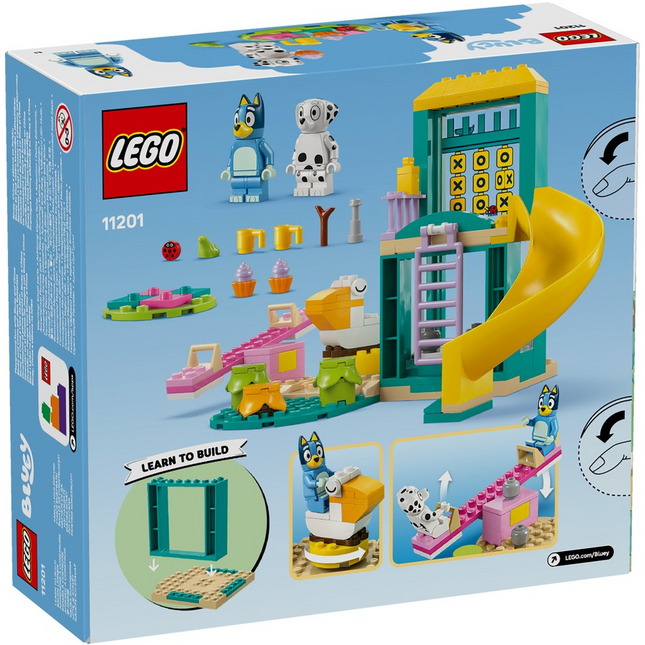 LEGO Bluey Playground Fun with Bluey and Chloe Preschool Toy Building Kit 11201
