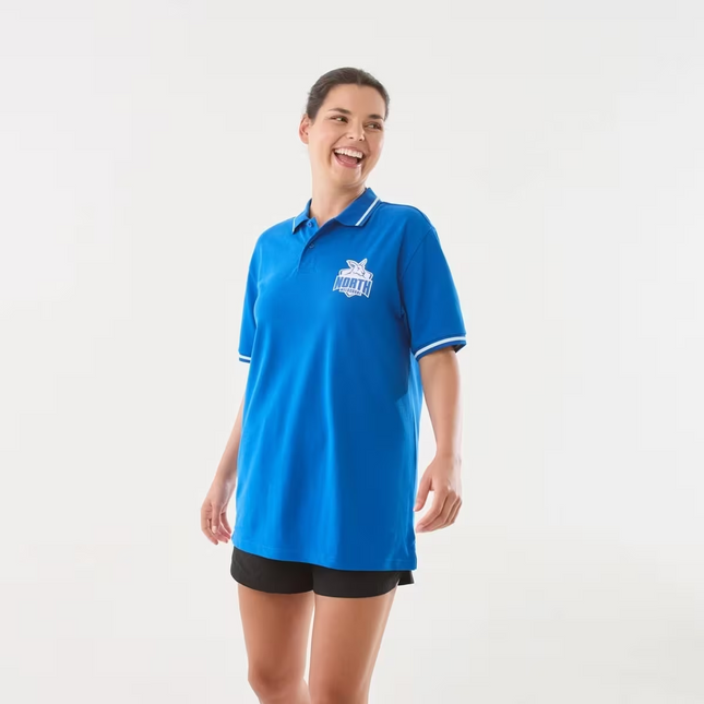 Official AFL Adult Polo Shirt - NORTH MELBORUNE - MEDIUM