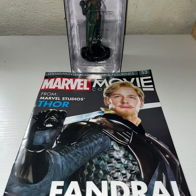 Fandral #53 THOR Marvel Movie Hand painted Eaglemoss figurine with magazine 