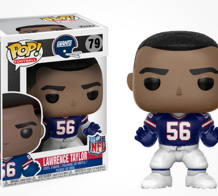 Lawrence Taylor #79 sports Funko Pop! vinyl figure + free case