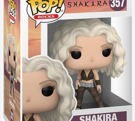 shakira #357 Pop! vinyl music funko + free case (damage)