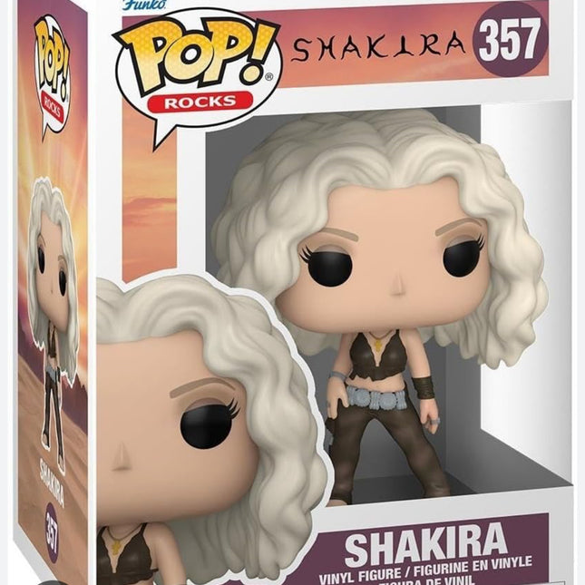 shakira #357 Pop! vinyl music funko + free case (damage)