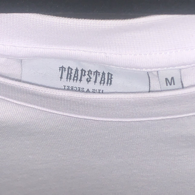 trapstar Star Print Tee - White/Blue Size - Medium