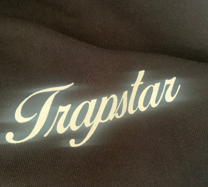 Victorious Trapstar Hooded Tracksuit - Black/White Size - Medium