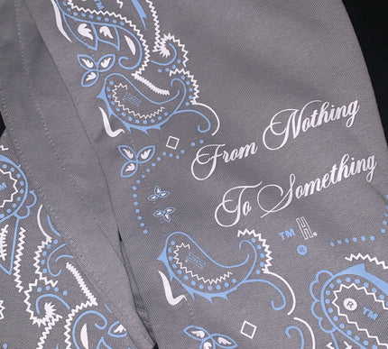 hoodrich motif grey paisley hoodie - XXL