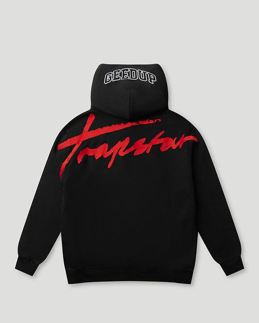 GEEDUP x Trapstar Signature Jacket Black/White/Red Size - Large