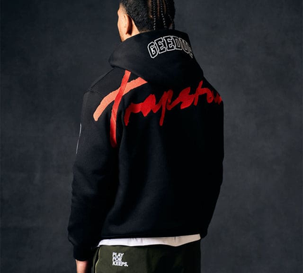 GEEDUP x Trapstar Signature Jacket Black/White/Red Size - Large