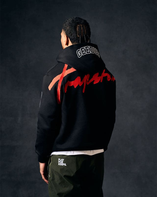 GEEDUP x Trapstar Signature Jacket Black/White/Red Size - Large