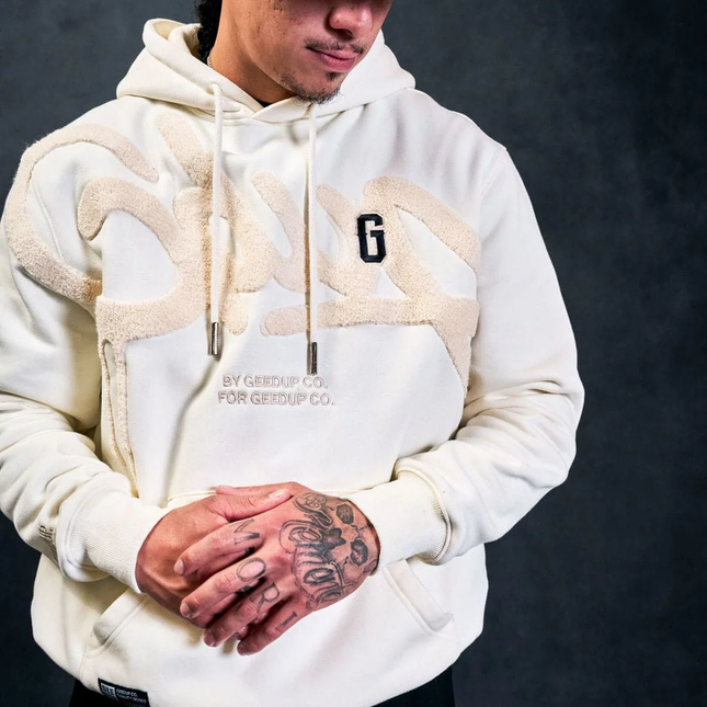 GEEDUP Handstyle/G Hoodie Butter Cream