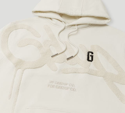 GEEDUP Handstyle/G Hoodie Butter Cream