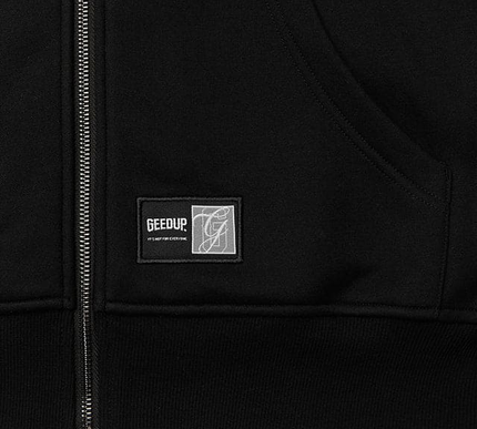 G.D.U.P Zip Hoodie Black/White hoodie Size - Large