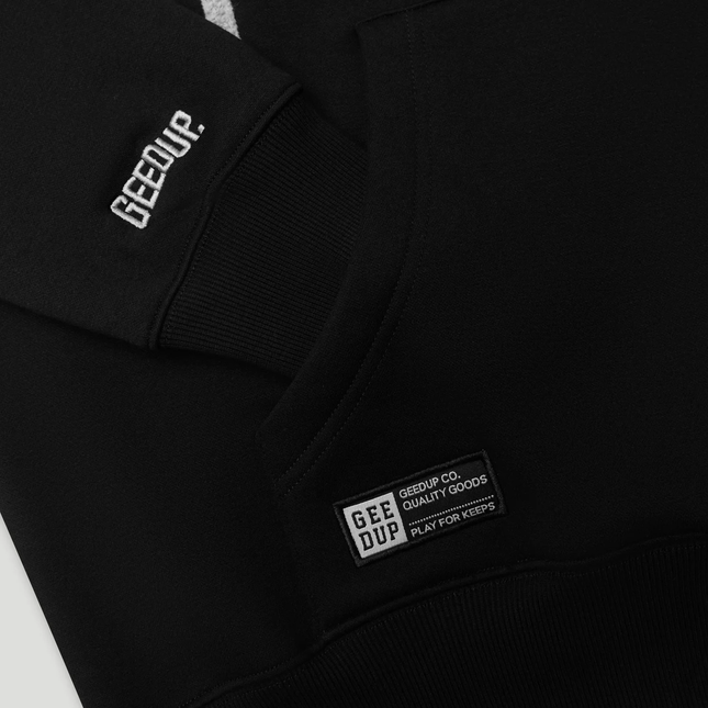 GEEDUP Handstyle G Hoodie Black/Light Grey