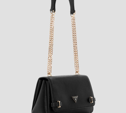 GUESS Black rosalba convertible crossbody flap