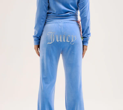 Juicy Couture Regatta Blue Flare Track Pants Size - Large