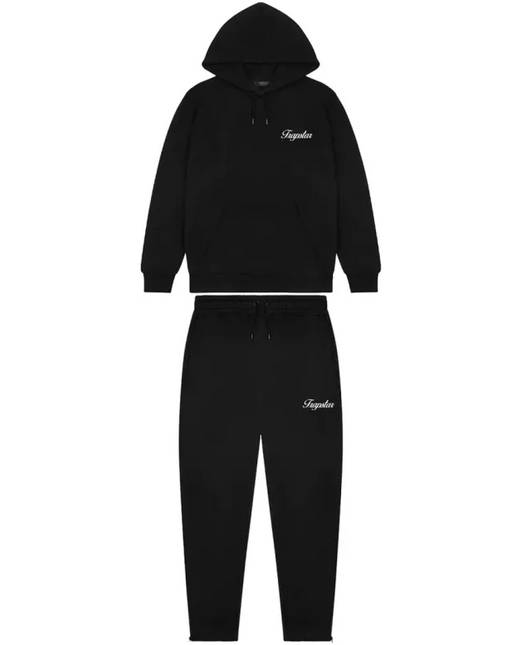 Victorious Trapstar Hooded Tracksuit - Black/White Size - Medium