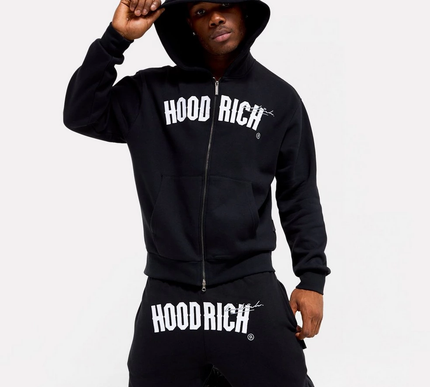 Hoodrich Heat V3 Full Zip Hoodie - LARGE