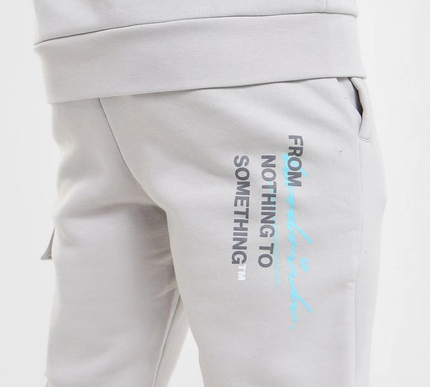 Hoodrich Splatter Joggers grey/blue Size - Medium
