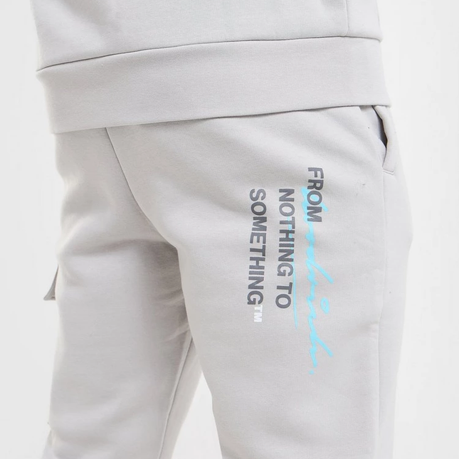 Hoodrich Splatter Joggers grey/blue Size - Medium