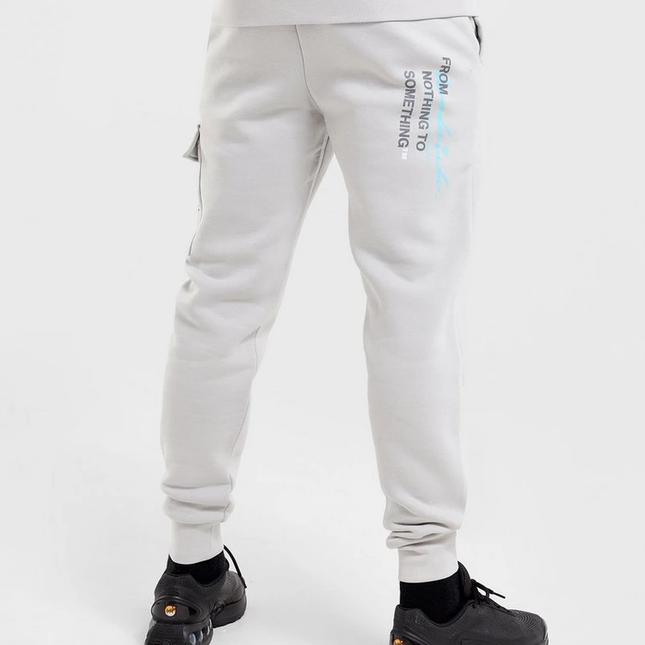 Hoodrich Splatter Joggers grey/blue Size - Medium