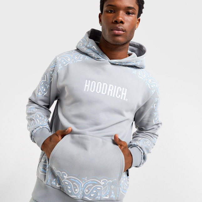 hoodrich motif grey paisley hoodie - XXL