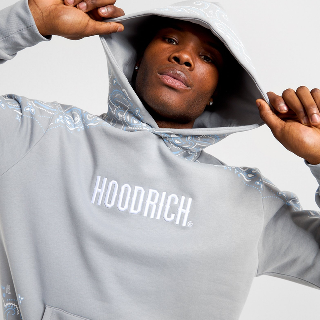 hoodrich motif grey paisley hoodie - XXL