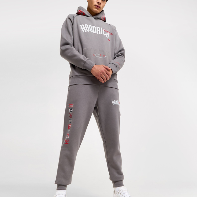 Hoodrich heat v3 grey/red track pants - L