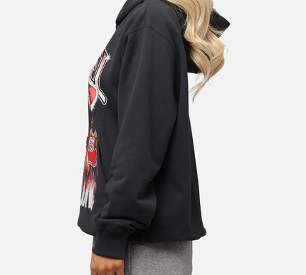Jumpman Flight Graphic Fleece Pullover Hoodie - Medium / black