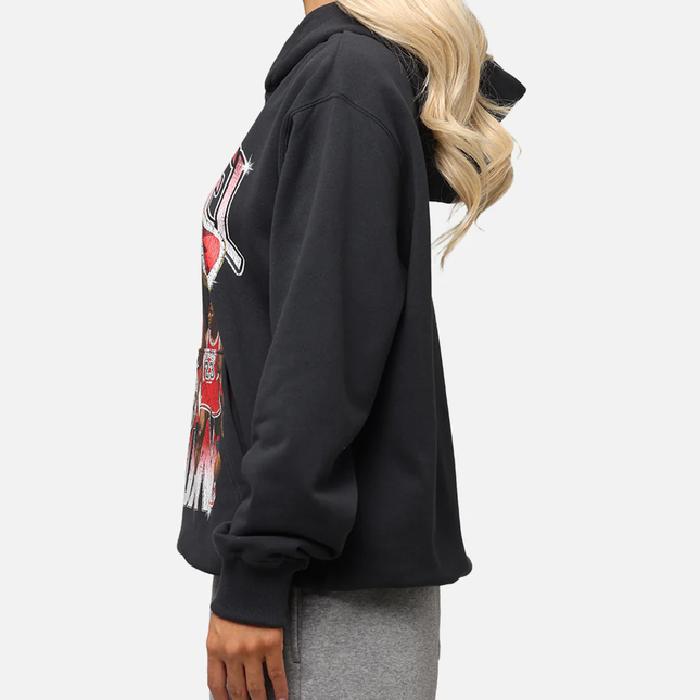 Jumpman Flight Graphic Fleece Pullover Hoodie - Medium / black