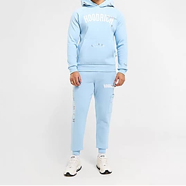Hoodrich Heat v3 sky blue track pants - Large