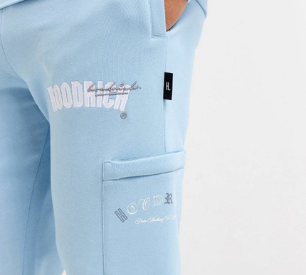 Hoodrich Heat v3 sky blue track pants - Large