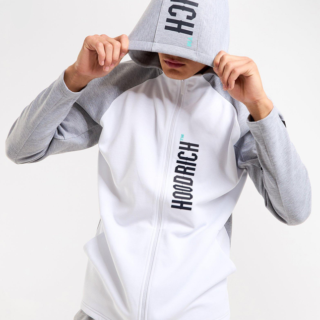 Hoodrich circuit full zip hoodie blue - Large