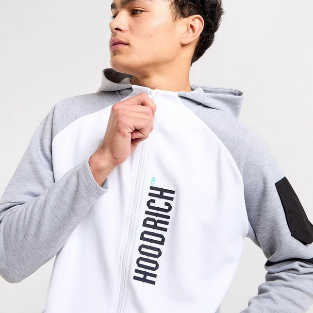 Hoodrich circuit full zip hoodie blue - Large