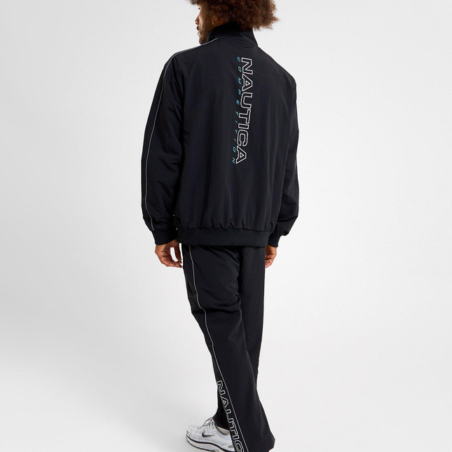 Nautica zip up woven reflective jacket size - M