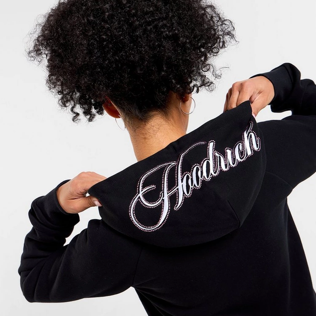Hoodrich Figure Fitted Full Zip diamantes Hoodie Size - XS