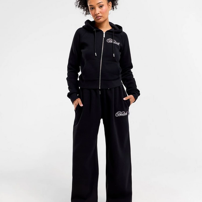 Hoodrich Figure Fitted Full Zip diamantes Hoodie Size - XS