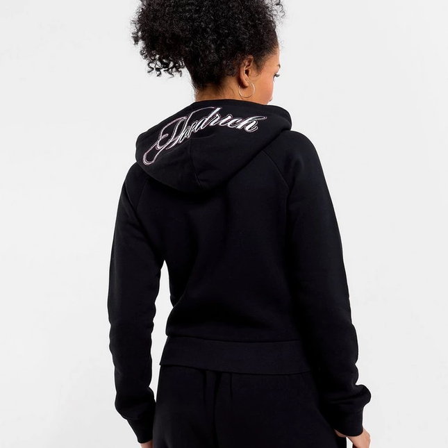 Hoodrich Figure Fitted Full Zip diamantes Hoodie Size - XS