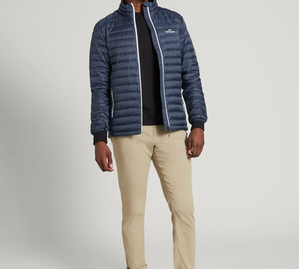 Men's Heli 600 Fill Lightweight Down Jacket - Midnight Navy Size - XS