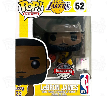lebron james #52 (yellow shirt) NBA sports Funko Pop! vinyl figure + free case