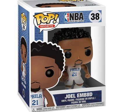 Joel Embiid Funko Pop! Vinyl NBA Figure #37 + free case