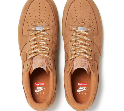 Nike X Supreme Air Force 1 Low SP Wheat Size - 8US