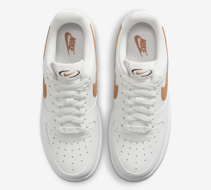 Nike air force 1's orange (womens)