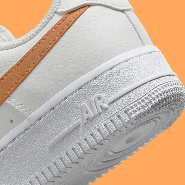 Nike air force 1's orange (womens)