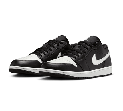 Jordan 1 Low Black Summit Mens White Size - 9.5us