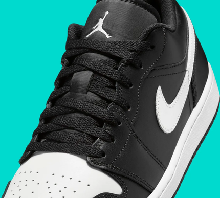 Jordan 1 Low Black Summit Mens White Size - 9.5us