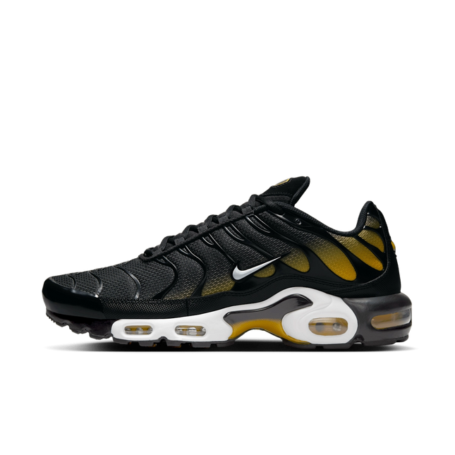 Nike Air Max Plus Black University Gold White Size - 8.5US