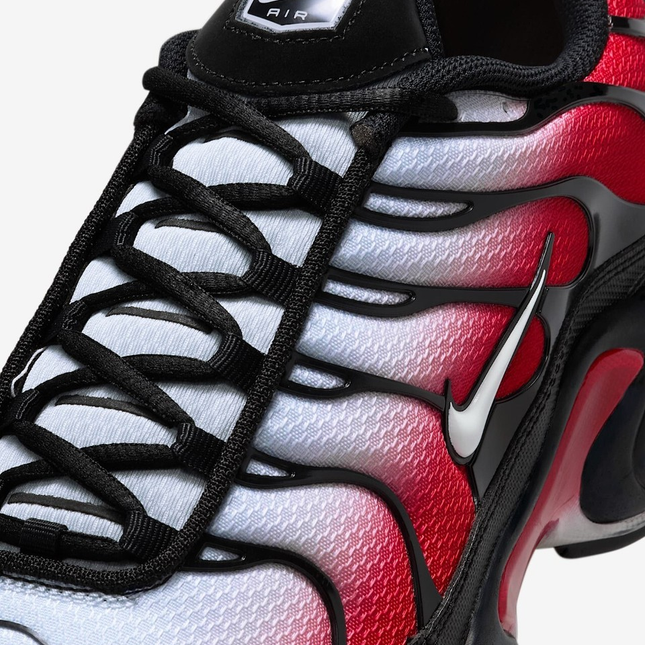 Nike Air Max Plus TNS Pure Platinum University Red Black White Size - 9us