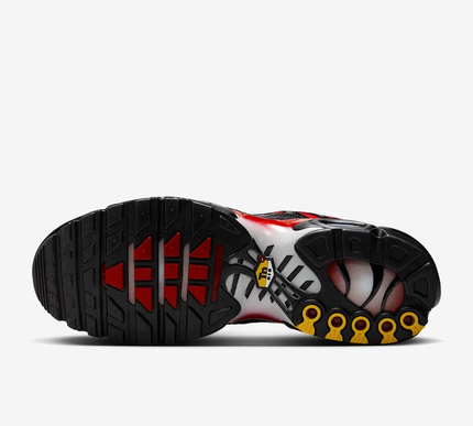 Nike Air Max Plus TNS Pure Platinum University Red Black White Size - 9us