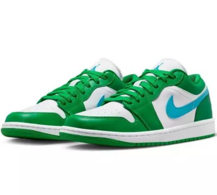 Jordan 1 Low Lucky Green Aquatone (Women's) Size - 6us
