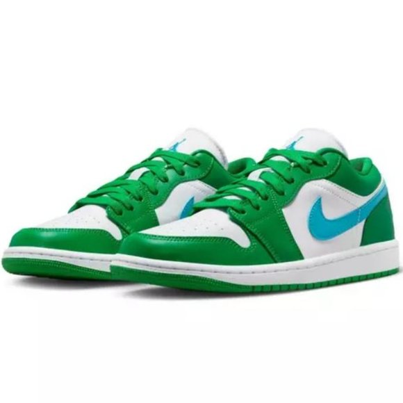 Jordan 1 Low Lucky Green Aquatone (Women's) Size - 6us